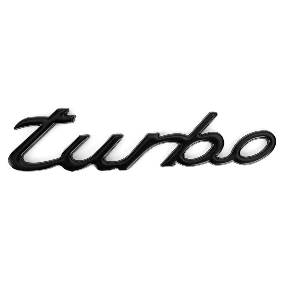3D Car Sticker Plating Metal Turbo Logo Emblem Badge Decal Black 3D Car Sticker Plating Metal Turbo Logo Emblem Badge Decal Black von Sedcar