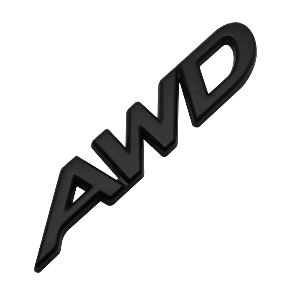 AWD Auto Embleme geeignet für die Anpassung von Mazda Abzeichen, allradgetriebene Fahrzeugabzeichen, Seiten markierungs Aufkleber (Schwarz) von Sedcar