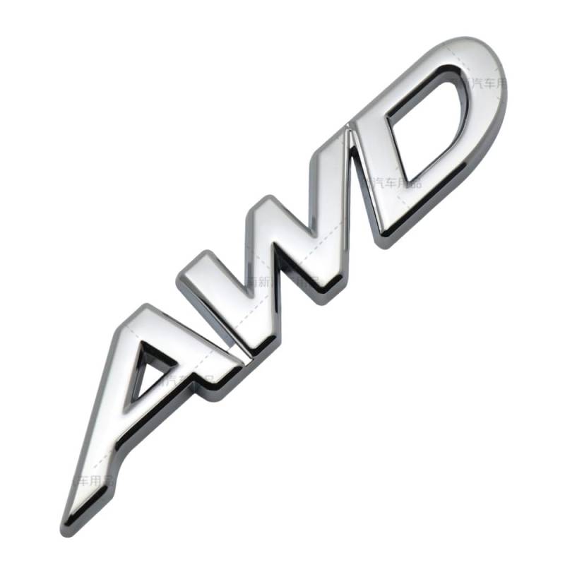 AWD Auto Embleme geeignet für die Anpassung von Mazda Abzeichen, allradgetriebene Fahrzeugabzeichen, Seiten markierungs Aufkleber (Silber) von Sedcar