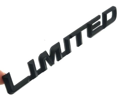 Auto 3D - Aufkleber - Limited - Schwarz Emblem Badge 12,3cmx1,5cm von Sedcar