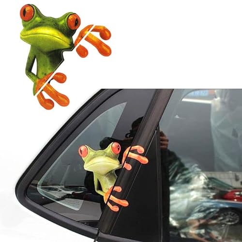 Frosch Aufkleber Kröte Frog Sticker Auto Tier Fenster Wandtattoo Fun Bild Deko von Sedcar
