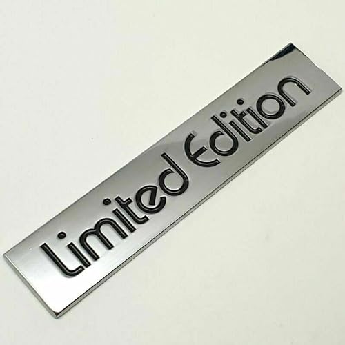 Limited Edition Car Metal Abzeichen Aufkleber Selbstklebendes Klebeband Silber von Sedcar
