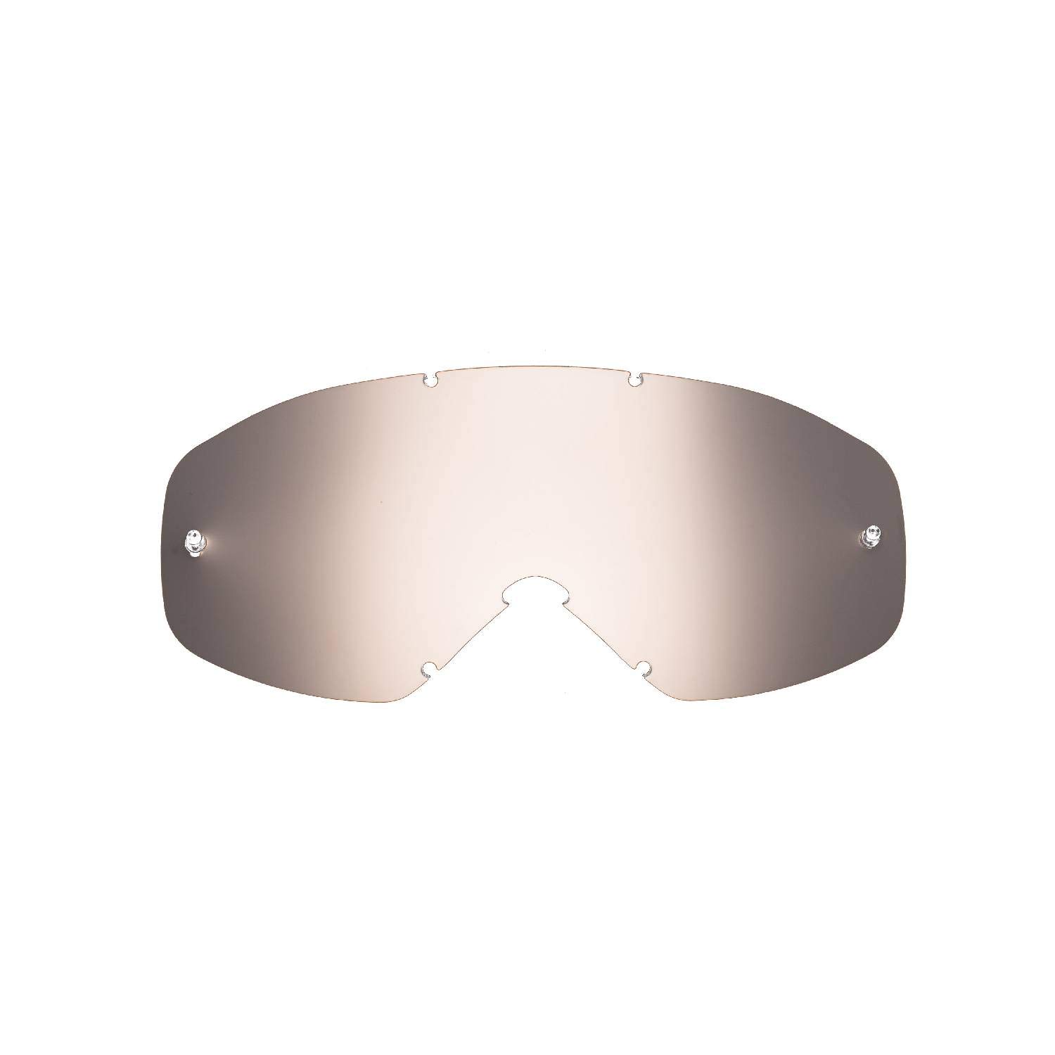 SeeCle 416187 verspiegelte silberfarbene verspiegelte Ersatzgläser für Brillen kompatibel mit Oakley 02 MX Maske von SeeCle