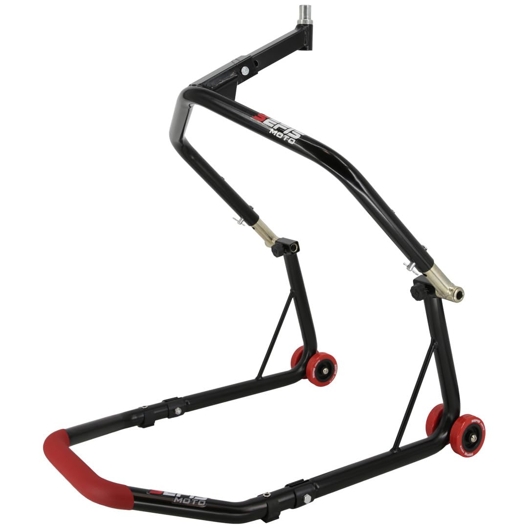SEFIS D18 Motorradständer Set Vorderrad Motorradheber Serviceständer Front Motorrad montageständer vorne Motorrad ständer Set Motorrad aufbocken Lenkkopf (Rot) von Sefis moto
