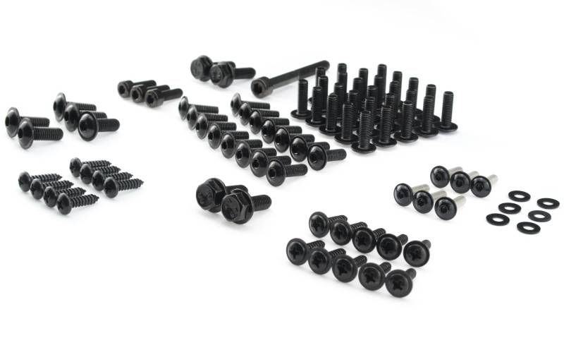 RS 125 Schraubensatz Verkleidung Schrauben 2006-2010 Schraubenset schwarz von SEGO