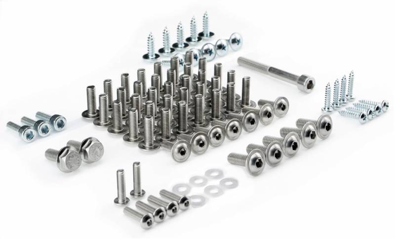 RS 125 Schraubensatz Verkleidung Schrauben 2006-2010 Schraubenset silber von SEGO