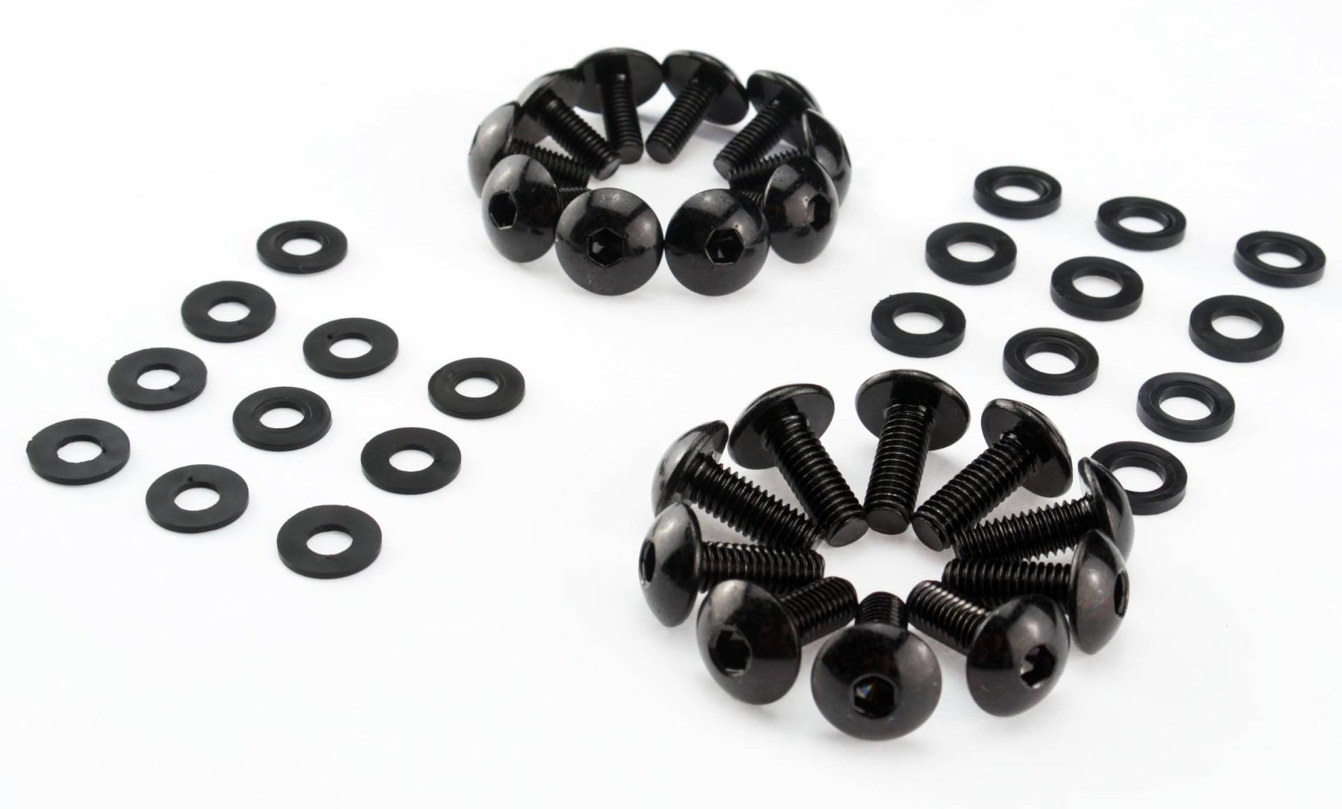 M5 M6 Schrauben Motorrad Verkleidungsschrauben Auto Roller breite Schrauben schwarz Unterlegscheiben Kunststoff M5 M6 Schrauben Motorrad Verkleidungsschrauben Auto Roller breite Schrauben schwarz Unterlegscheiben Kunststoff von SEGO