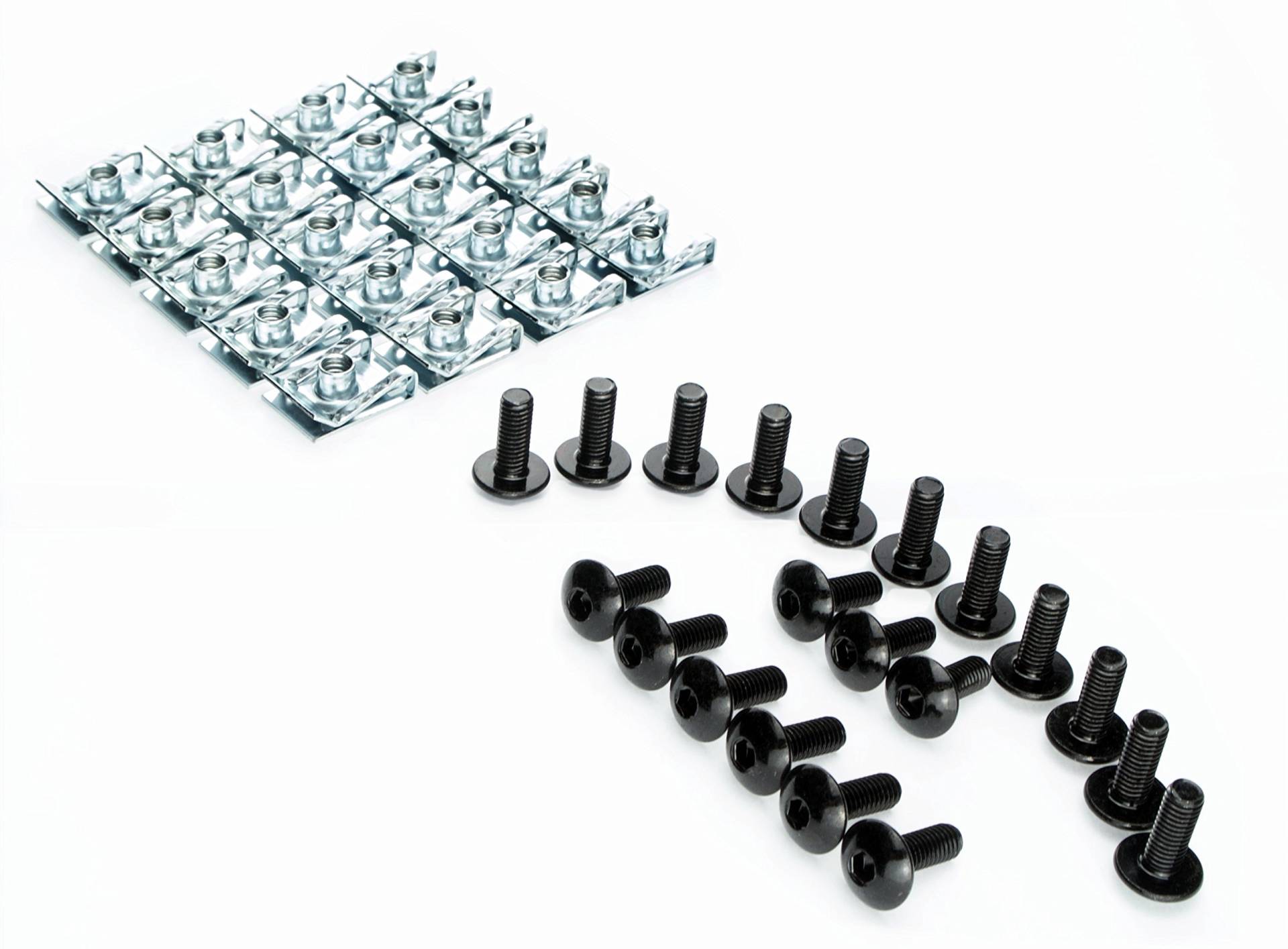 M6 Verkleidungsschrauben Klemmen Clip Motorrad Auto breite Schrauben schwarz 6mm M6 Verkleidungsschrauben Klemmen Clip Motorrad Auto breite Schrauben schwarz 6mm von SEGO