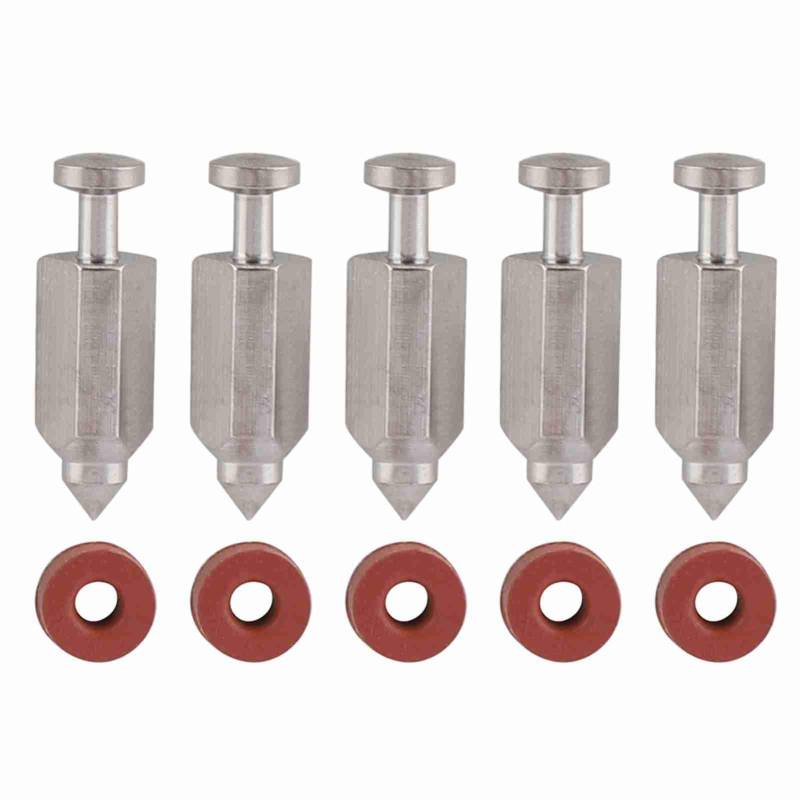 5pcs Vergaser Kohlenhydratnadel -Sitzdichtung Reparaturkit für 398188 von Segrehy