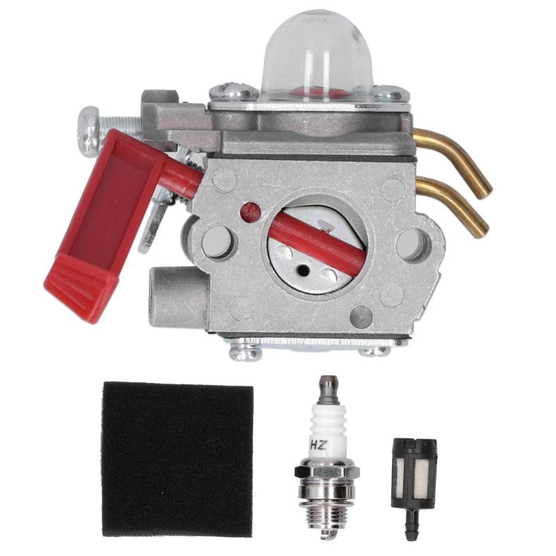 Carburetor -Kit -Luftfilter Sparking -Stecker hoher Qualität langlebiger Ersatzzubehör für Homelite UT20760 UT20763 K100 Gartenwerkzeuge Aluminiumlegierung Kunststoff 175G von Segrehy