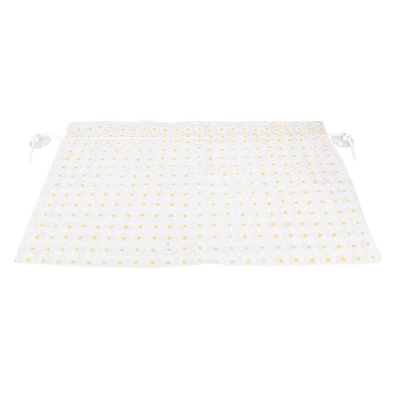 Daisy Car Curtain Spitze abtrennbar Blütenblatt Stickerei Tüll Auto Vorhang Auto Dekorative Vorhang hochwertiger Stoff Sonnenschatten für Autofenster Hochzeits Weihnachts Jubiläum von Segrehy