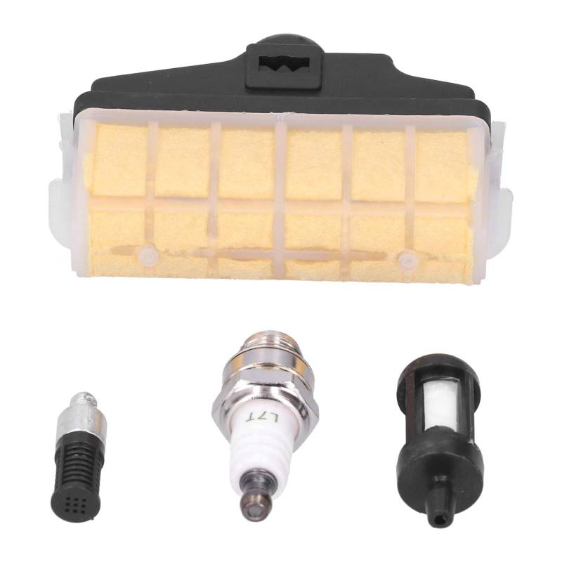 Luftreiniger Kraftstofföl Filter Zündstopfen Kit Hochwertige Kettensägenwartungsteile kompatibel mit 021 023 025 MS210 MS230 MS250 Haltbares Kunststoffmaterial von Segrehy