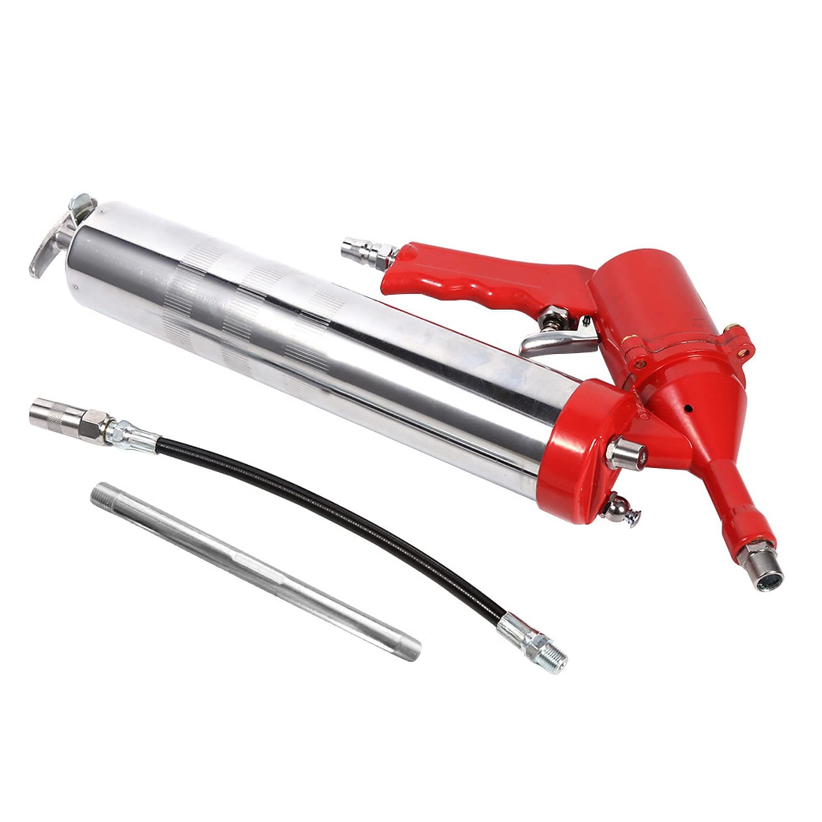 Manuelle Hande Griff Luft Pneumatische Kompressorpumpe Fette mit Verlängerung Set Home Tool für Outdoor -Verwendung rot Silber 14oz Kapazität Manuelle Hande Griff Luft Pneumatische Kompressorpumpe Fette mit Verlängerung Set Home Tool für Outdoor -Verwendung rot Silber 14oz Kapazität von Segrehy