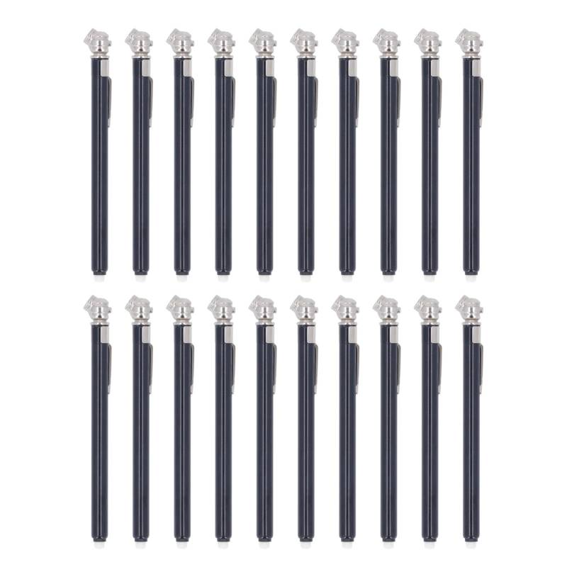 Segrehy 20-teiliges Bleistift-Reifendruckmessgerät 10-50PSI Taschenauto-LKW-Auto-Service-Reparaturwerkzeuge 0,7-3,5 BAR 70-350KPa von Segrehy