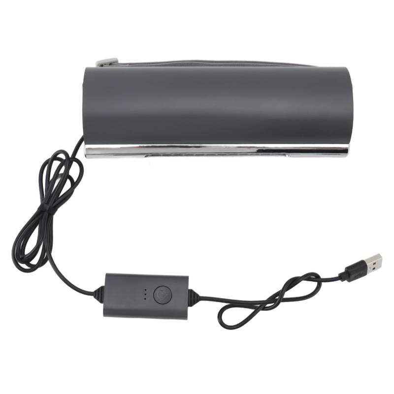 Segrehy USB -Autositzventilator leistungsstarke Umlaufluft -Liegerauto -Kühlventilator für den Rücksitz SUV RV Compact Design ABS Material 184 x 63 x 54 mm (Grau) von Segrehy