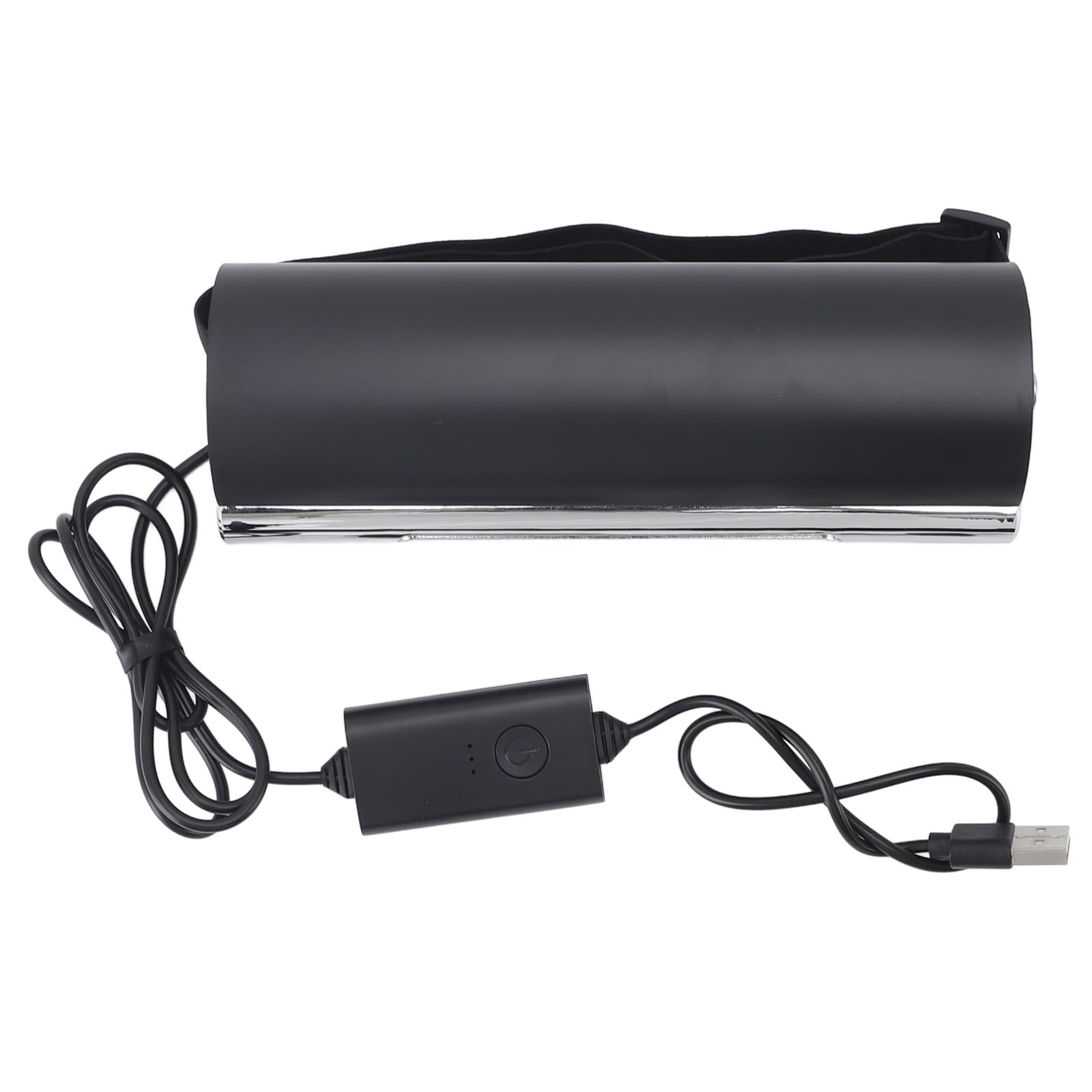 Segrehy USB -Autositzventilator leistungsstarke Umlaufluft -Liegerauto -Kühlventilator für den Rücksitz SUV RV Compact Design ABS Material 184 x 63 x 54 mm (Schwarz) von Segrehy