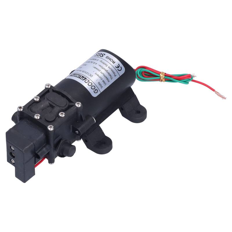 Segrehy Zwerchfellpumpe Selbstpriming Wasserdruckpumpe 12 V 70W Hochleistungskorrosionsbeständig für Gartenbewässerungsauto Waschen des RV -Bootsschwimmbades Langable technische von Segrehy