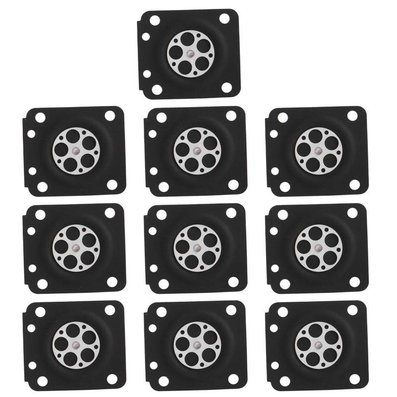 Vergasermembrandichtung Kit Hochqualität Haltbarer Chainsaw Carburetor Reparaturzubehör für ZAMA MS210 MS230 MS2500 Kettensägen Gummi -Eisenmaterial 10pcs Set Set von Segrehy