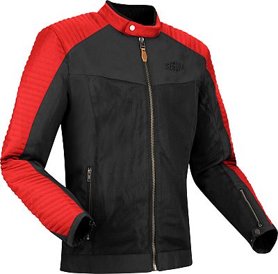 Segura Dikinson, Textiljacke - Schwarz/Dunkelrot - 4XL von Segura
