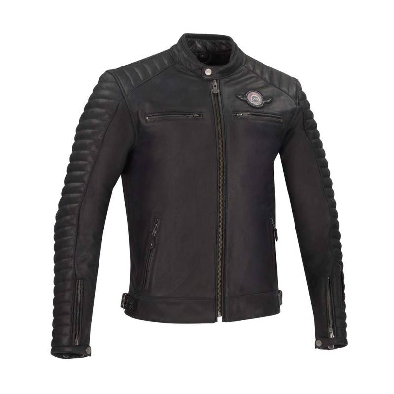 Segura Motorradjacken UNITED Schwarz FRENCH, Schwarz, L von SEGURA