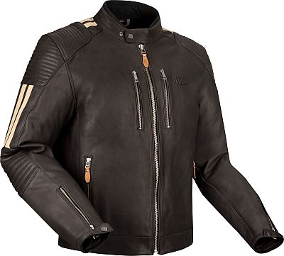 Segura Orion, Lederjacke wasserdicht - Dunkelbraun/Beige - XL von Segura