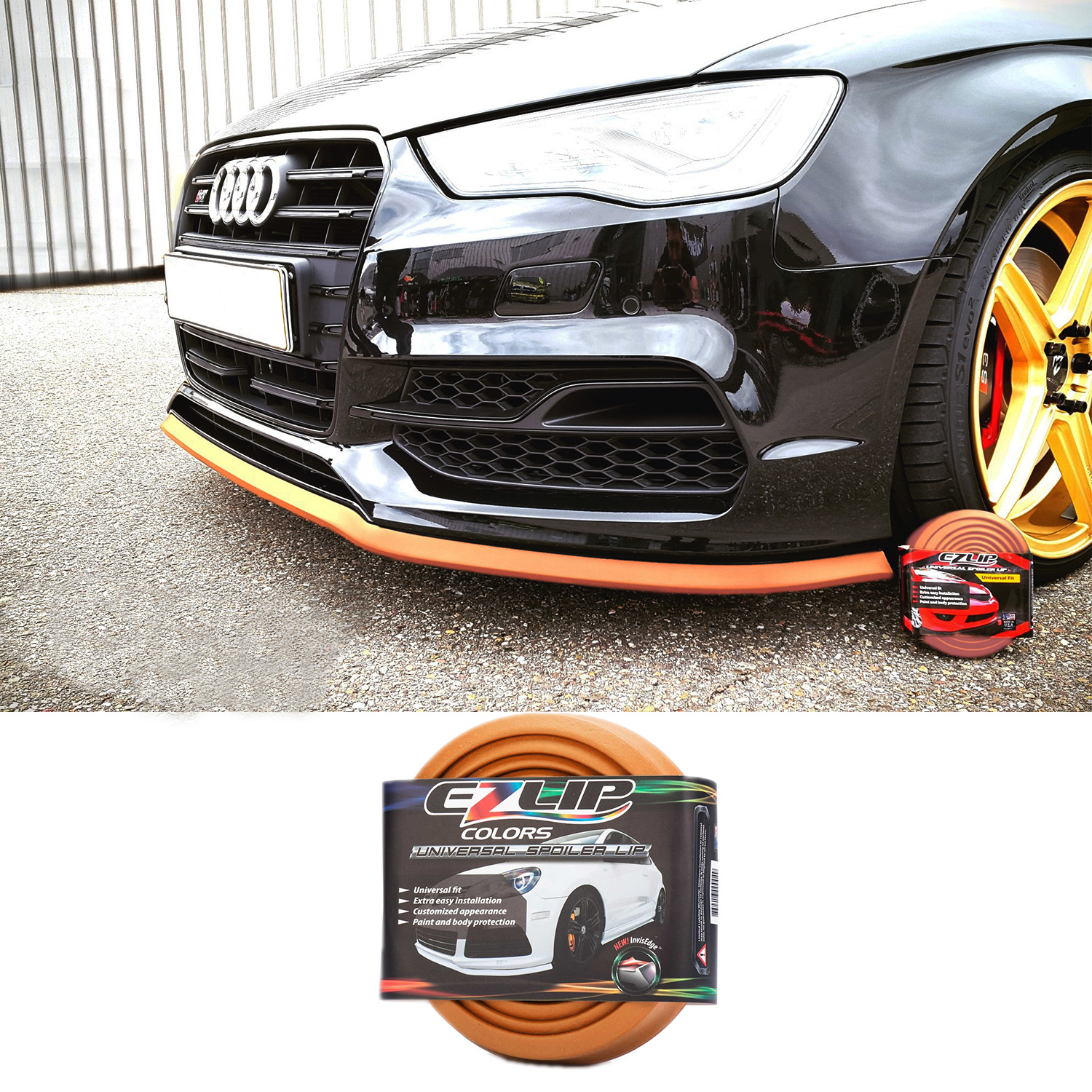 ORIGINAL EZ-LIP Color Spoiler Lippe Frontspoiler Heckspoiler in ORANGE ORIGINAL EZ-LIP Color Spoiler Lippe Frontspoiler Heckspoiler in ORANGE von Seker Tuning / EZ-Lip Germany