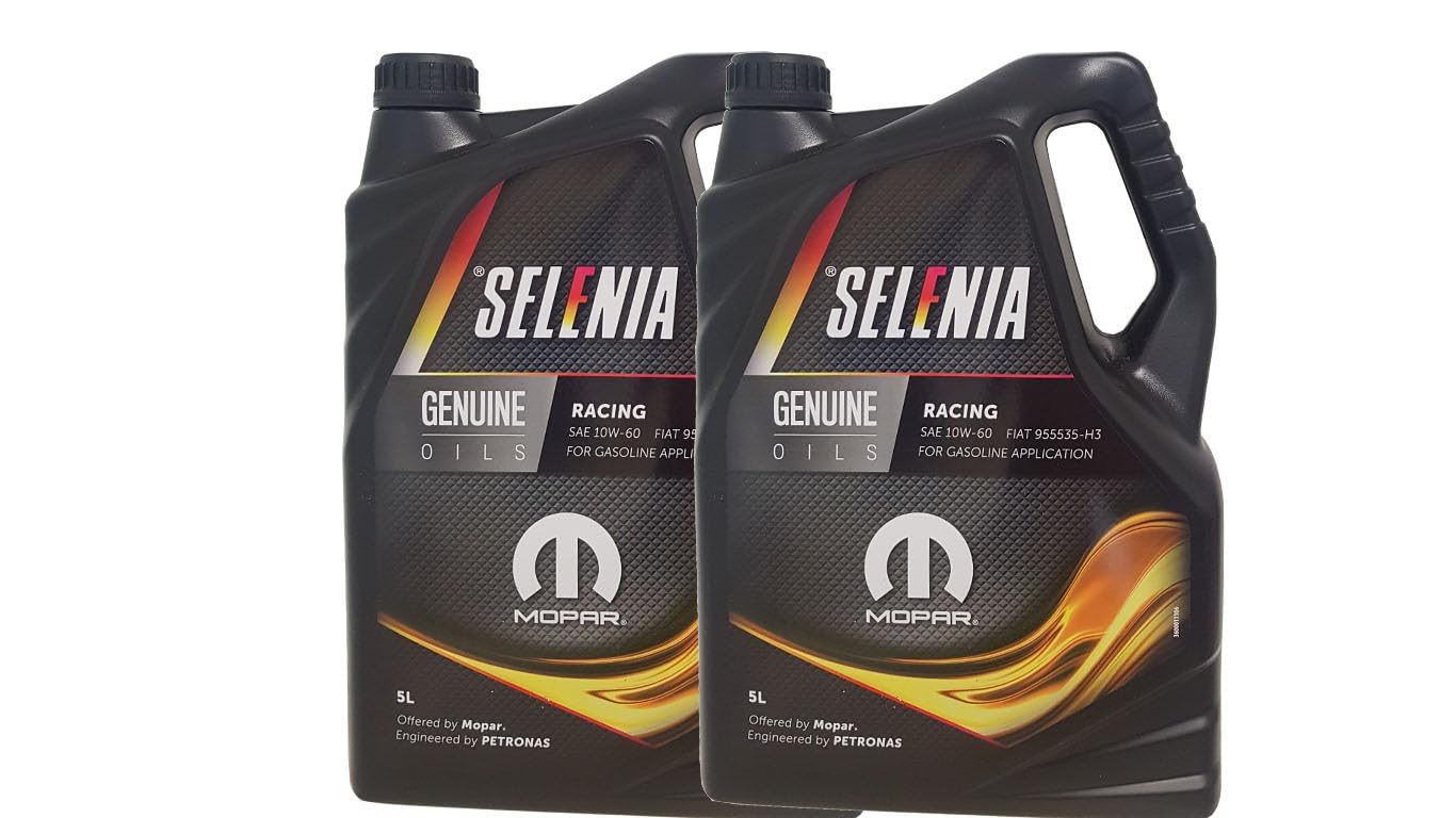10 Liter PETRONAS SELENIA Motoröl Öl RACING 10W60 10W-60 MOPAR FIAT 9.55535-H3 10 Liter PETRONAS SELENIA Motoröl Öl RACING 10W60 10W-60 MOPAR FIAT 9.55535-H3 von Selenia