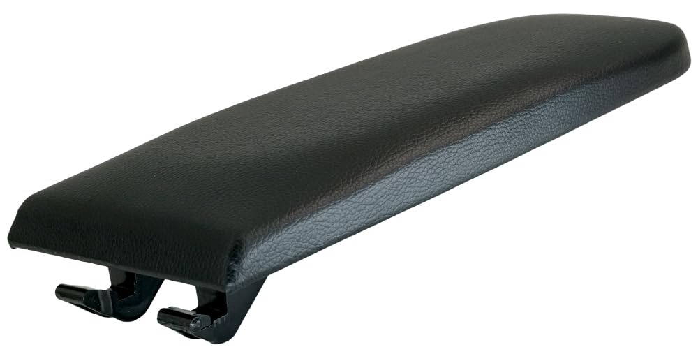 Armlehnendeckel Mittelkonsole Abdeckung Kappe Für Jetta Golf MK4 Polo Passat Skoda Octavia,Leder (Schwarz) von Selyse