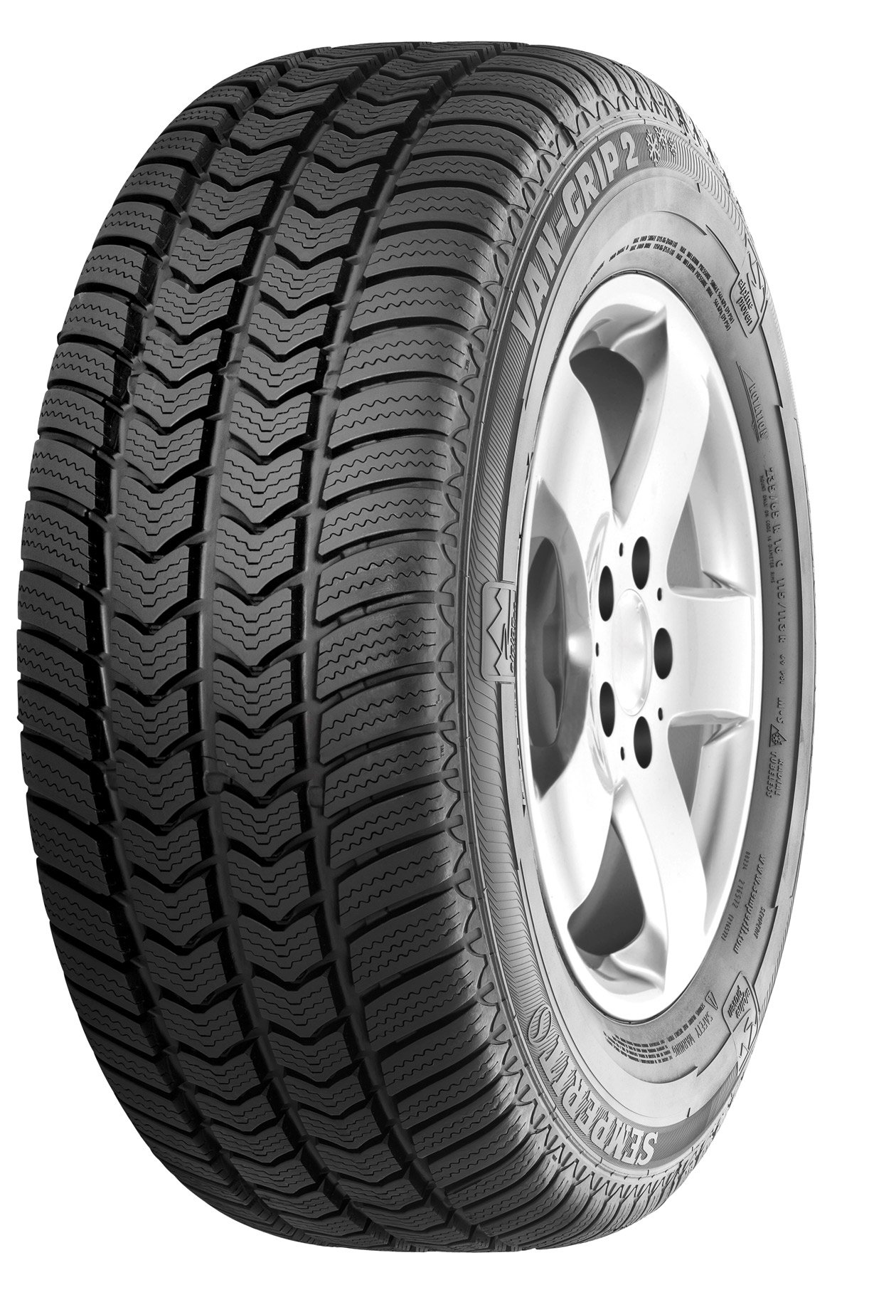 Semperit VAN-GRIP 2 - 185/82 R14 102Q - E/C/73 - Winterreifen (4x4 & Transporter) von Semperit