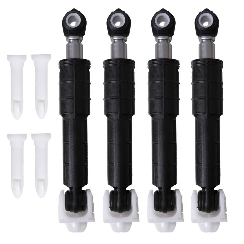 4 Stück Stoßdämpfer WH01X10343 für GE Ken-more Unterlegscheibe mit 4 Stoßdämpfern und 4 Pin ersetzt 1264427, PS1482318, PD00001516, AP4265856, AH1482318, EA1482318, WH01X1 18 8 EU: WH01 X118 0260- von Semzohc