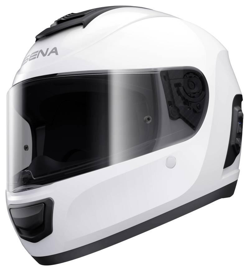 Sena Momentum Lite, Bluetooth Helm, Integralhelm, Glossy White, Größe XL, ECE von Sena