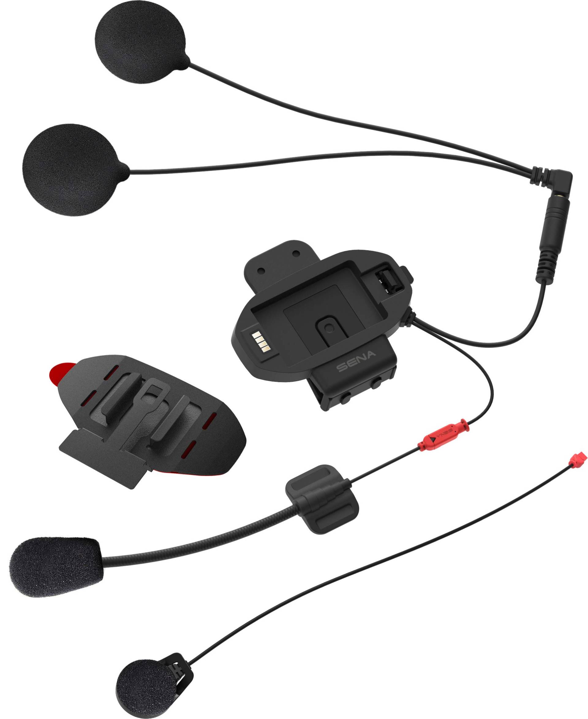 SENA SF-A0202 Helmklemmen-Kit für das Bluetooth-Kommunikationssystem für Motorräder der SF-Serie, Black von Sena