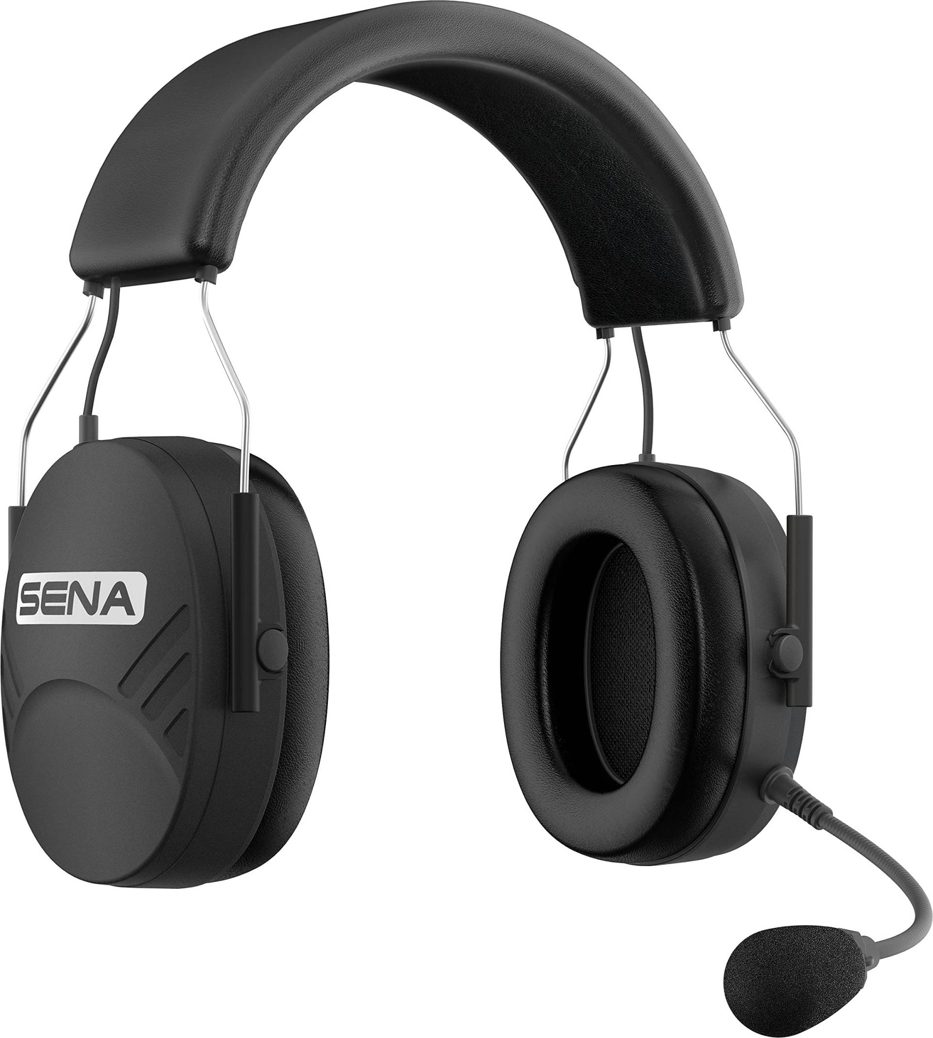 SENA TUFFTALK-LITE-01 Tufftalk Lite Ohrenschützer mit Langstrecken Bluetooth-Kommunikationssystem, Über dem Kopf von Sena
