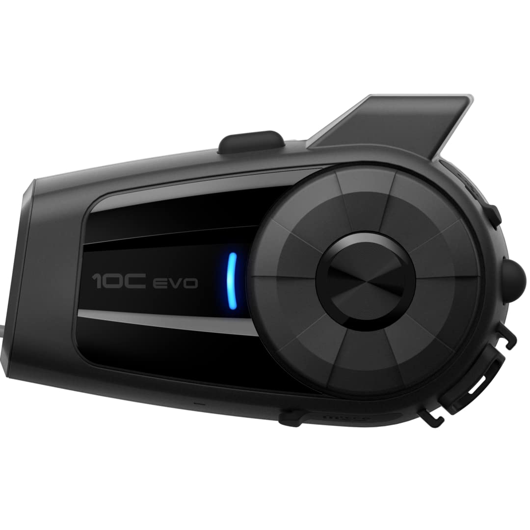 Sena 10C EVO Motorrad Bluetooth Kamera & Kommunikationssystem, Schwarz von Sena