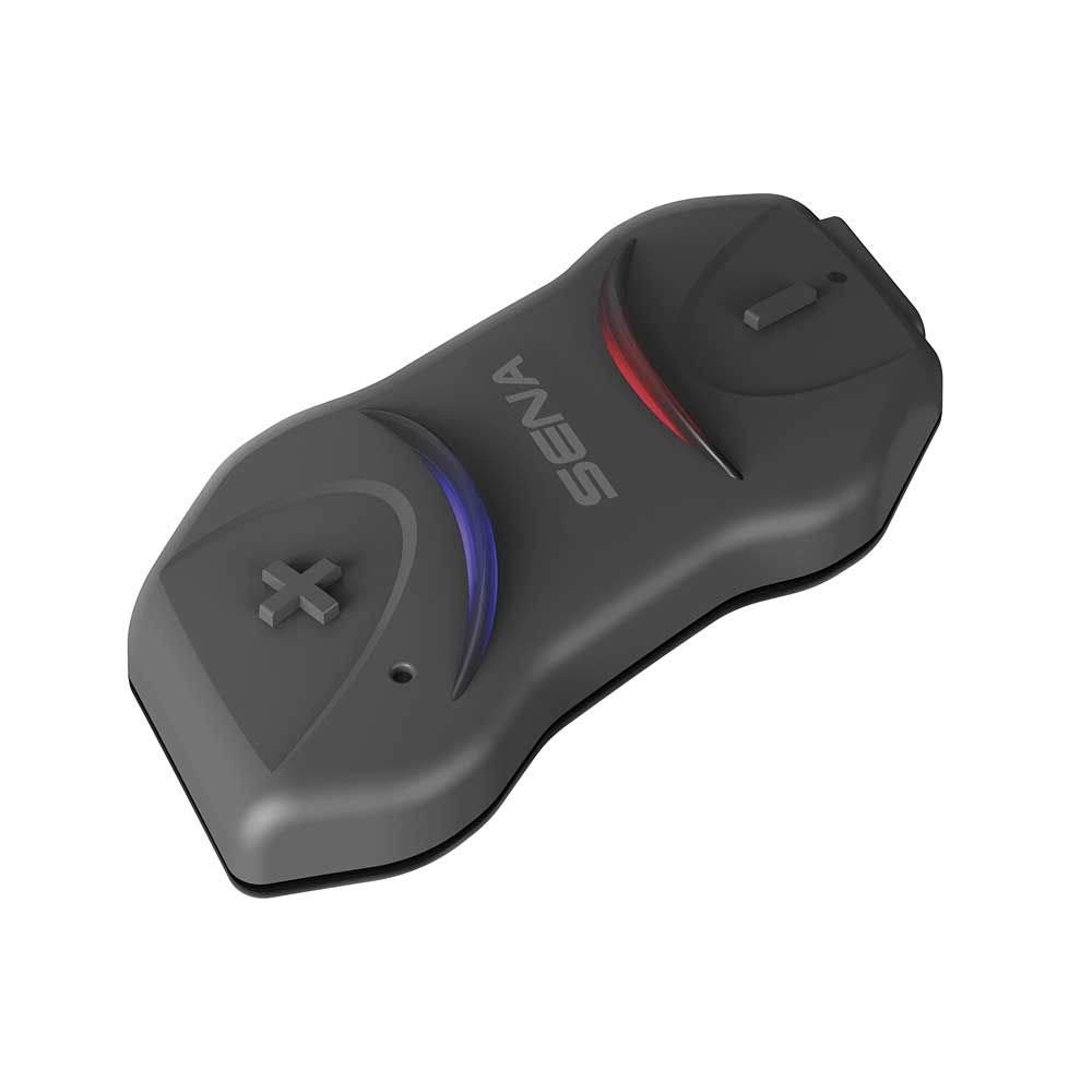 Sena 10R extra flaches Bluetooth-Kommunikationssystem für Motorräder und Roller, Lenkerfernbedienung nicht enthalten, Schwarz, Einzelpack (2015) von Sena