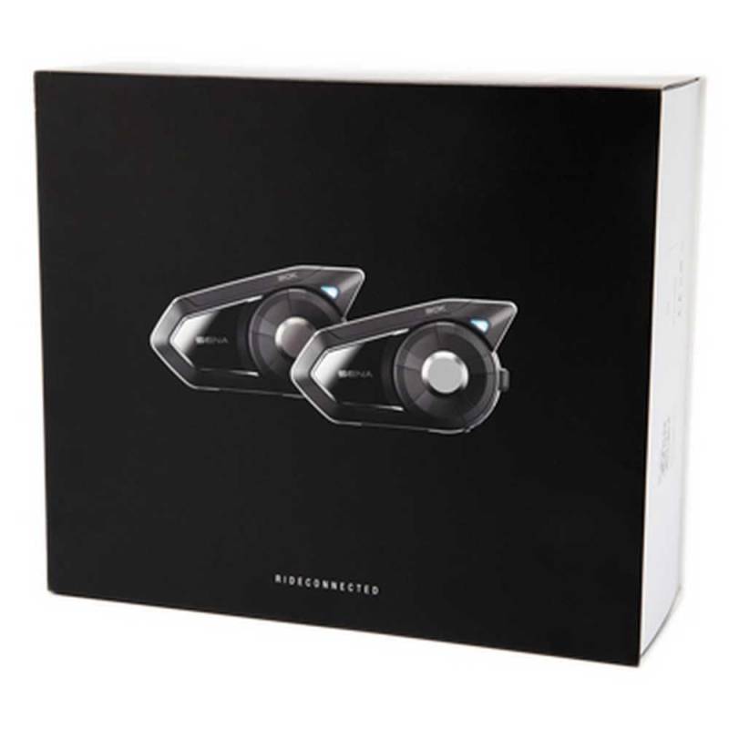 Sena 30K Bluetooth Headset für Motorräder/Mesh Kommunikationssystem mit HD Lautsprechern, Doppelpack von Sena