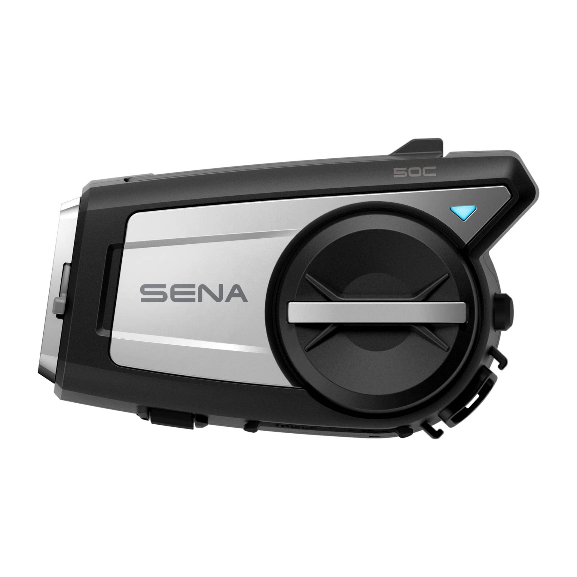 Sena 50C Motorrad Kommunikations & 4K Kamerasystem mit Sound by Harman Kardon und Premium Mikrofon & Lautsprechern sowie integrierter Mesh Gegensprechanlage, Schwarz von Sena