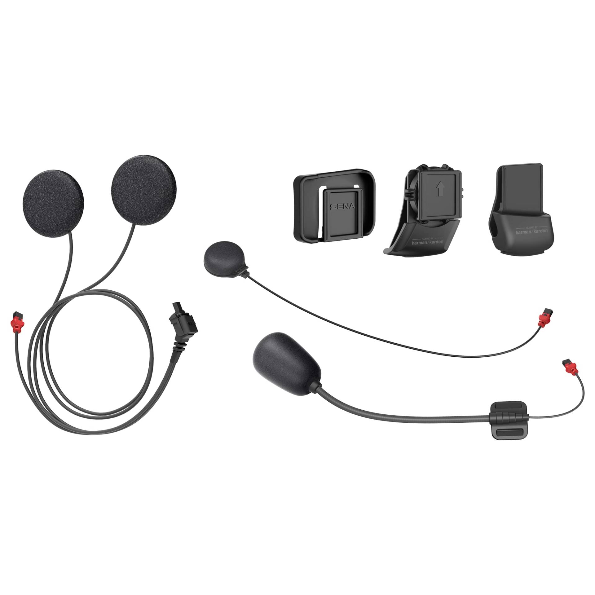Sena 50C Universal Helmklemmset mit Sound by Harman Kardon Lautsprechern und Mikrofon (50C-A0311) von Sena