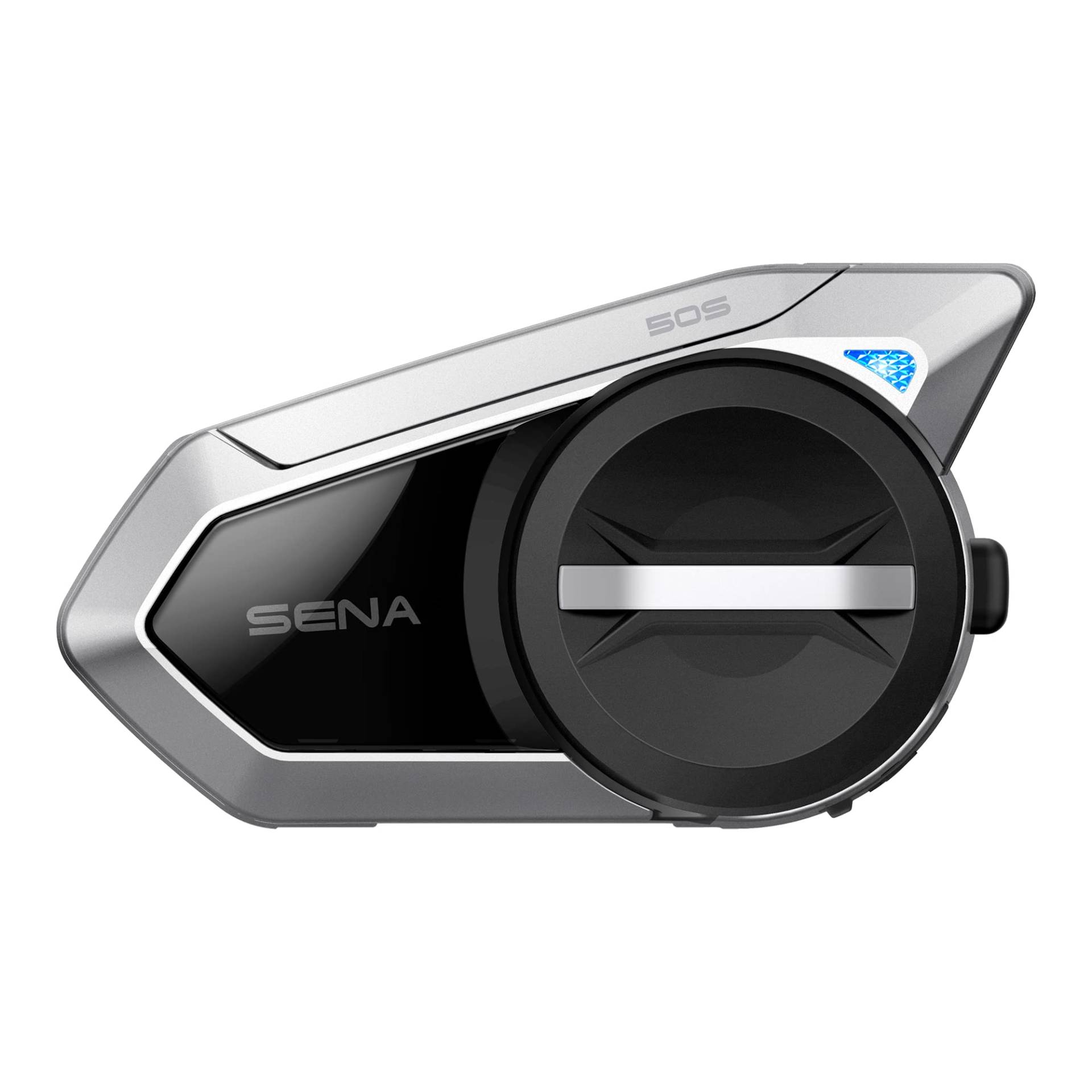 Sena 50S Motorrad Bluetooth Headset mit Drehrad und Sound by Harman Kardon, integriertem Mesh Intercom System und Premium Mikrofon & Lautsprechern, Doppelpack von Sena