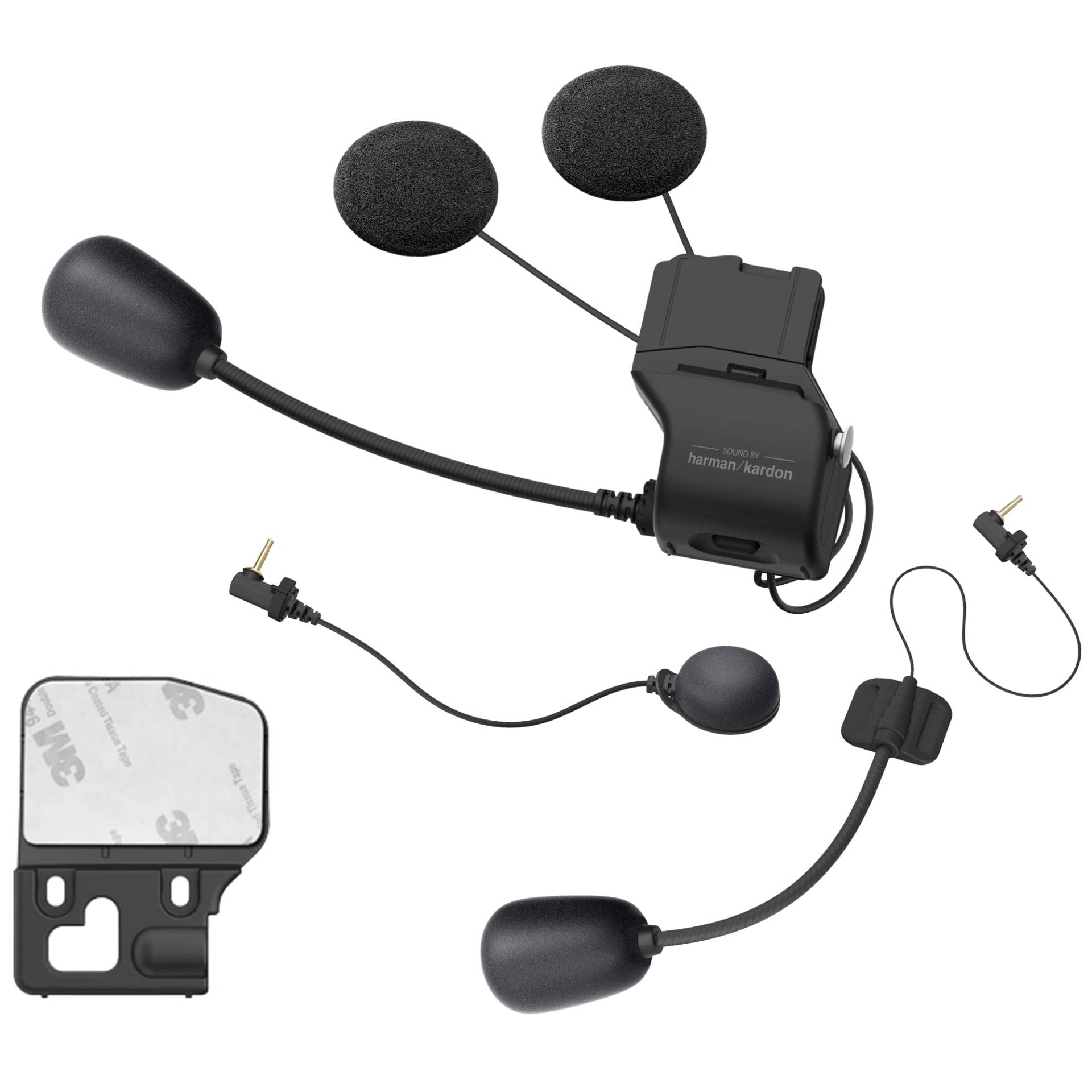 Sena 50S Universal Helmklemmset mit Sound by Harman Kardon Lautsprechern und Mikrofon (50S-A0202), schwarz von Sena