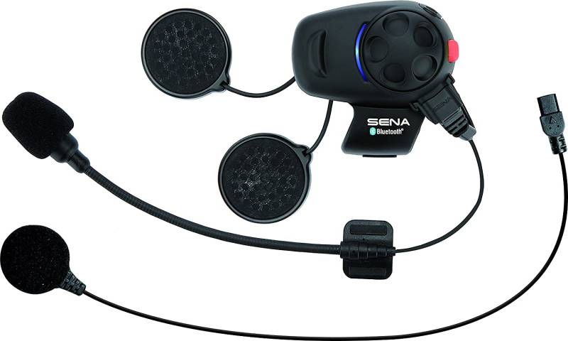 Sena SMH5 Bluetooth-Kommunikationssystem für Motorräder und Roller mit Kabel- und Schwanenhalsmikrofon von Sena