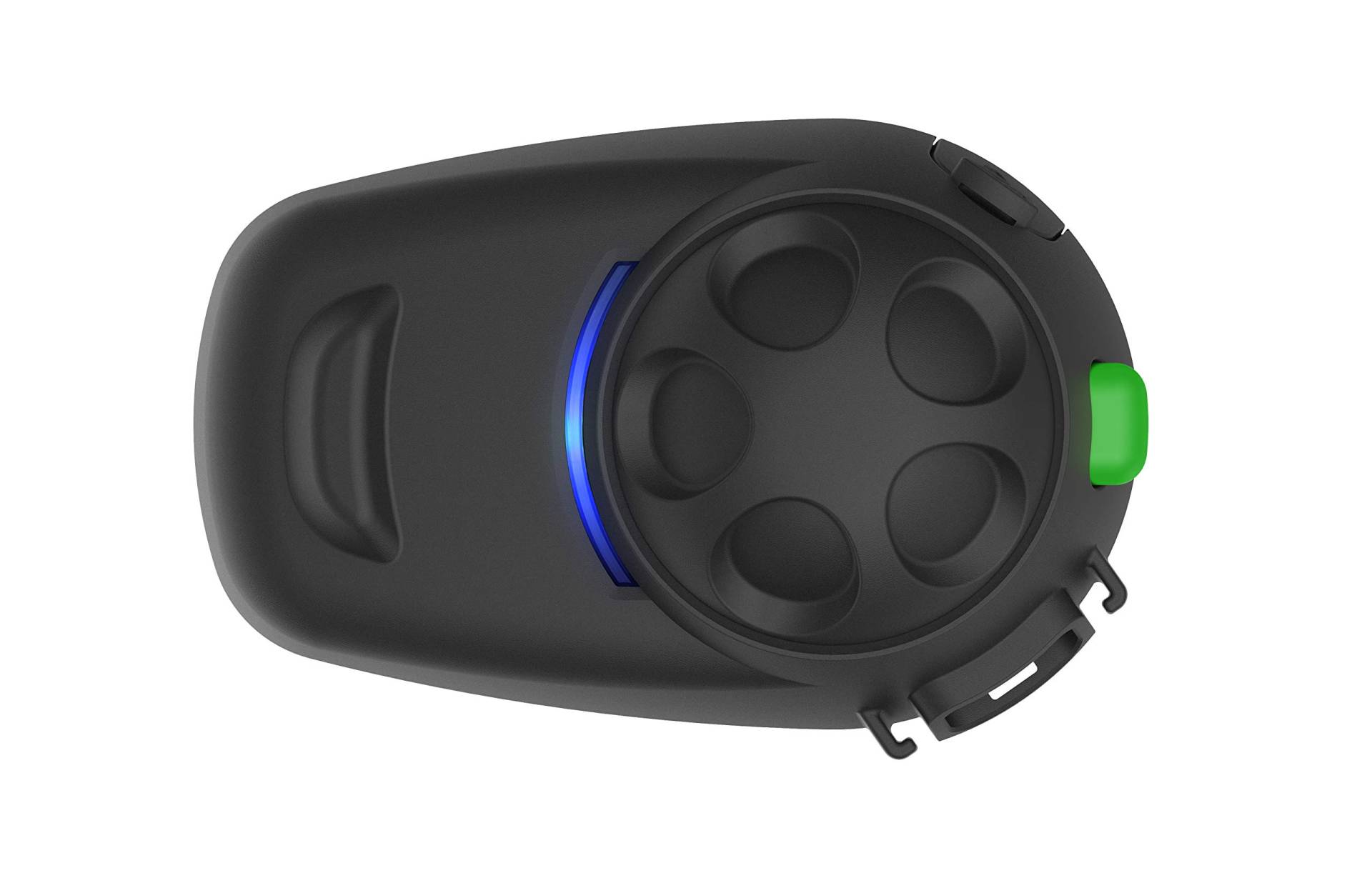 Sena SMH5 Multicom Bluetooth-Kommunikationssystem für Motorräder und Roller mit Schnellmontage-Helmklemmeinheit, schwarz von Sena