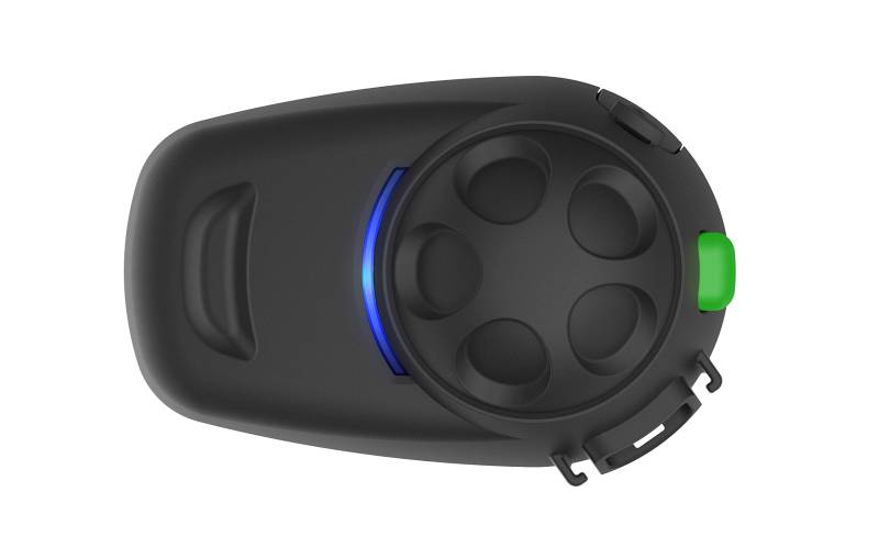 Sena SMH5 Multicom Bluetooth-Kommunikationssystem für Motorräder und Roller mit Schnellmontage-Helmklemmeinheit von Sena