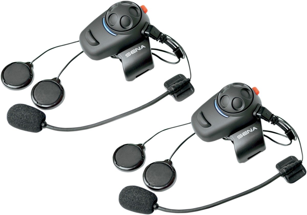 Sena SMH5D-01 Bluetooth-Headset und Gegensprechanlage für Roller und Motorräder, Doppelpack von Sena