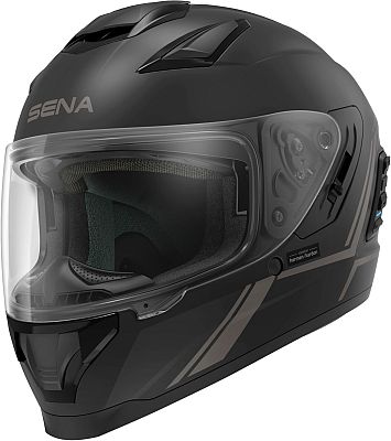 Sena Stryker, Integralhelm mit Kommunikationssystem - Matt-Schwarz - M von Sena