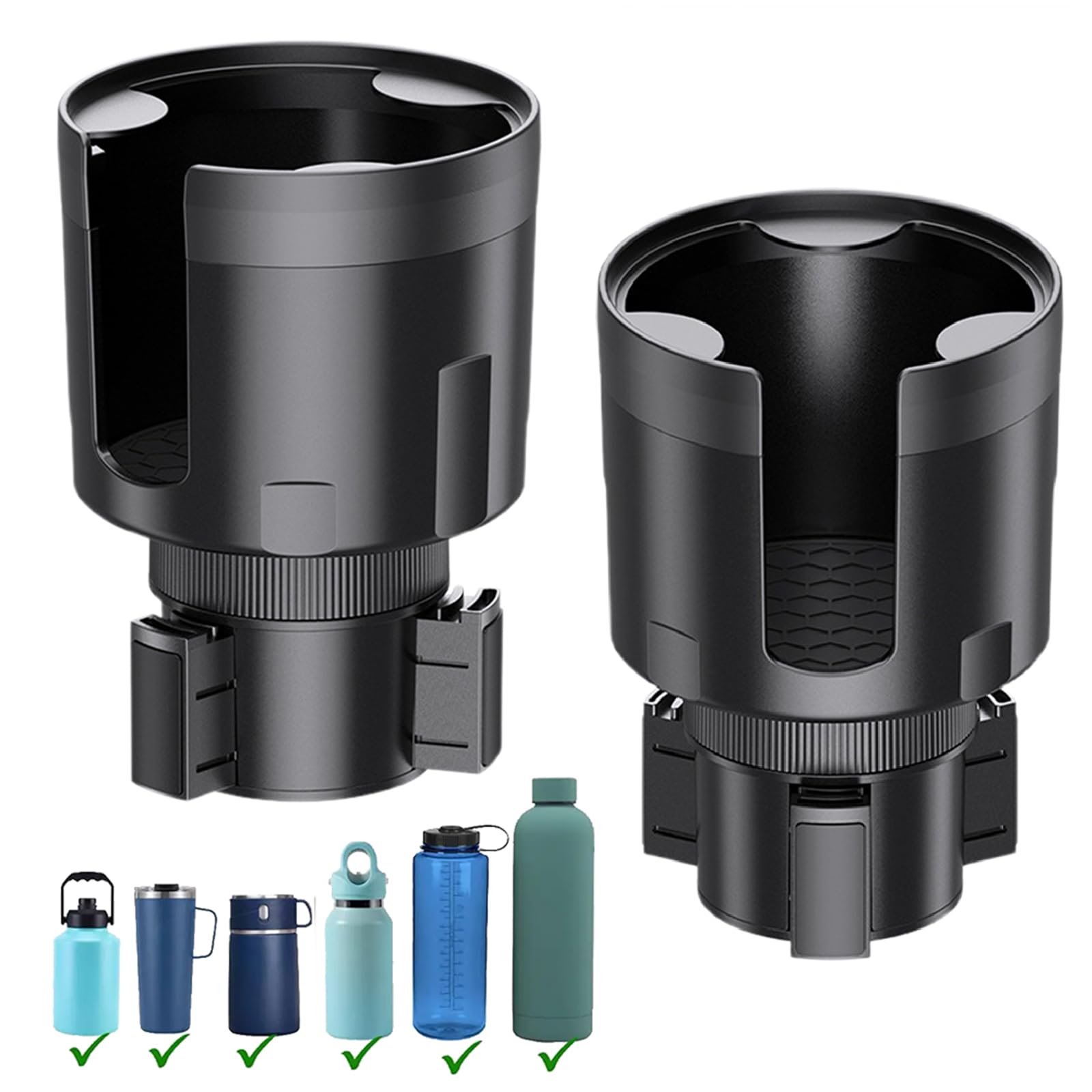 Auto Getränkehalterung,Auto-Getränkehalter-Expander-Adapter mit Verstellbarer Basis,Universeller Cup Holder Auto Wasserflaschenhalter,Flaschenhalter für Kaffeebecher und Getränkedose Auto Getränkehalterung,Auto-Getränkehalter-Expander-Adapter mit Verstellbarer Basis,Universeller Cup Holder Auto Wasserflaschenhalter,Flaschenhalter für Kaffeebecher und Getränkedose von Senchinner