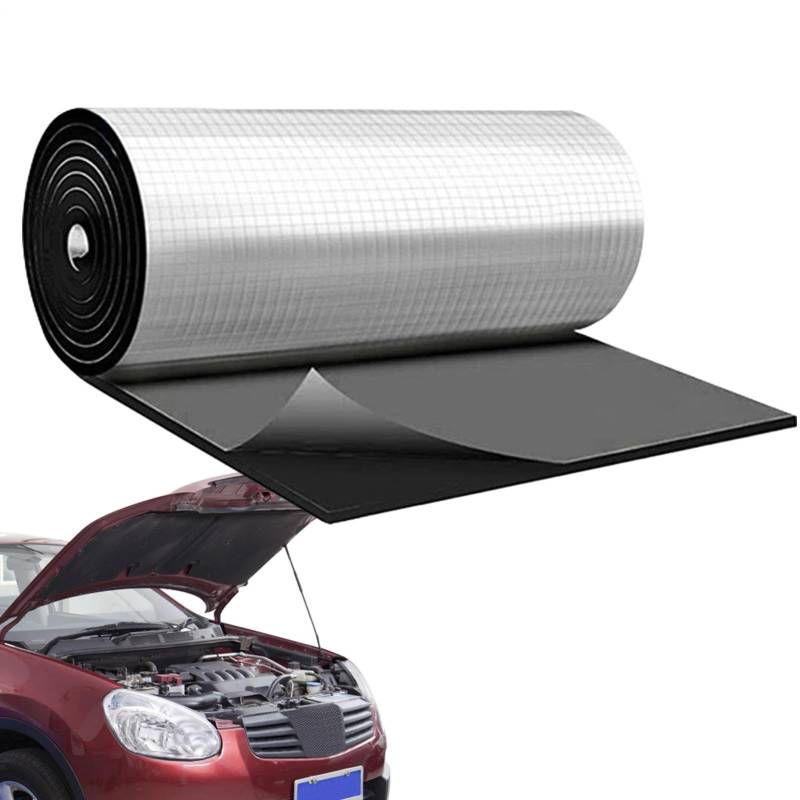 Senermter Dämmmatte Auto Schallschutzmatte Isolierung Matte Schaumstoff, Selbstklebende Schalldämmung Für Motorhaube, Tür, Dach Und Firewall von Senermter