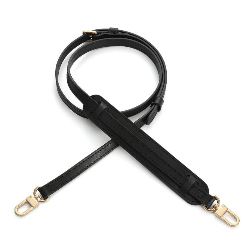 Leder Schulterriemen Trageriemen,Tasche Schultergurte Gurt Riemen für Geldbörse Handtaschen,verstellbare Ersatz Crossbody Bag Strap Tragegurt Umhängegurt (Vachetta-Strap2S1.2 + Schulterpolster) von Senral