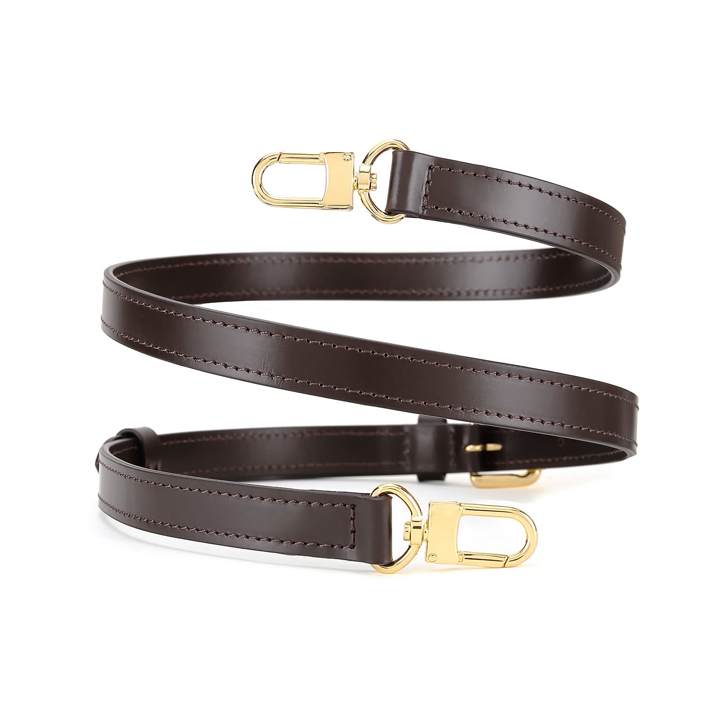 Senral Schulterriemen Verstellbar Dunkelbraun Echtleder Crossbody Strap Verstellbarer Taschengurt 41-50 Zoll Für Taschen Alma Neverfull Speedy Senral Schulterriemen Verstellbar Dunkelbraun Echtleder Crossbody Strap Verstellbarer Taschengurt 41-50 Zoll Für Taschen Alma Neverfull Speedy von Senral