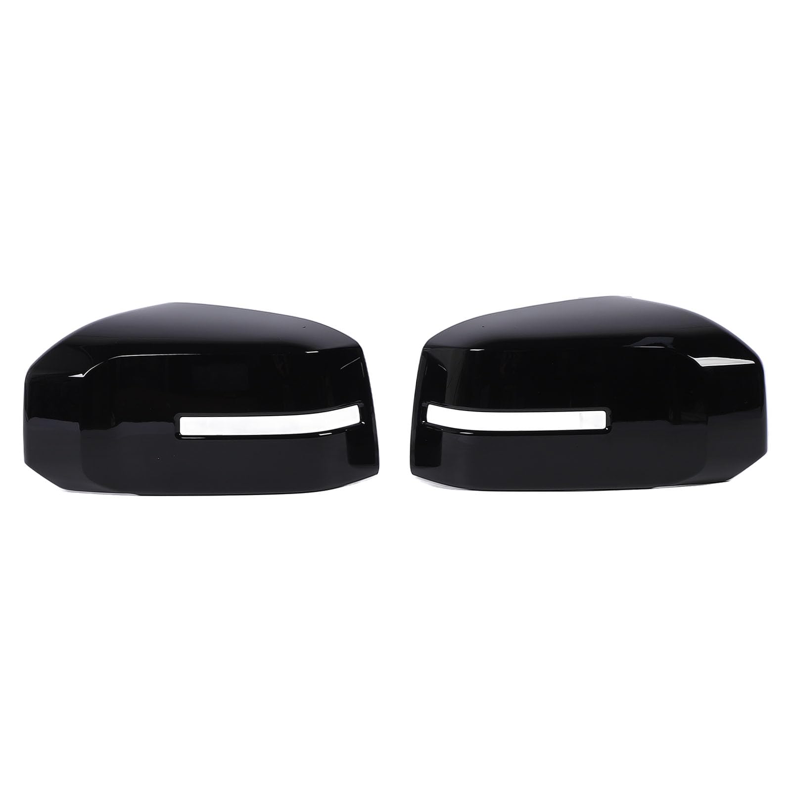 2pcs Rückspiegelkappe linke und rechte Außenspiegel -Spiegel -Gehäusekappe für Triton L200 2023 bis 2024 (Bright Black) von Senrusa